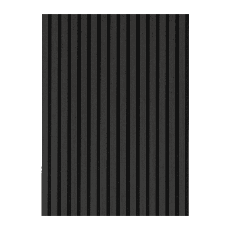 Akupanel | akoestisch wandpaneel 260x60 cm | Zwart Eiken