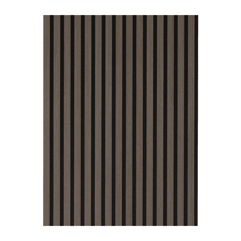 Akupanel | akoestisch wandpaneel 260x60 cm | Donker walnoot